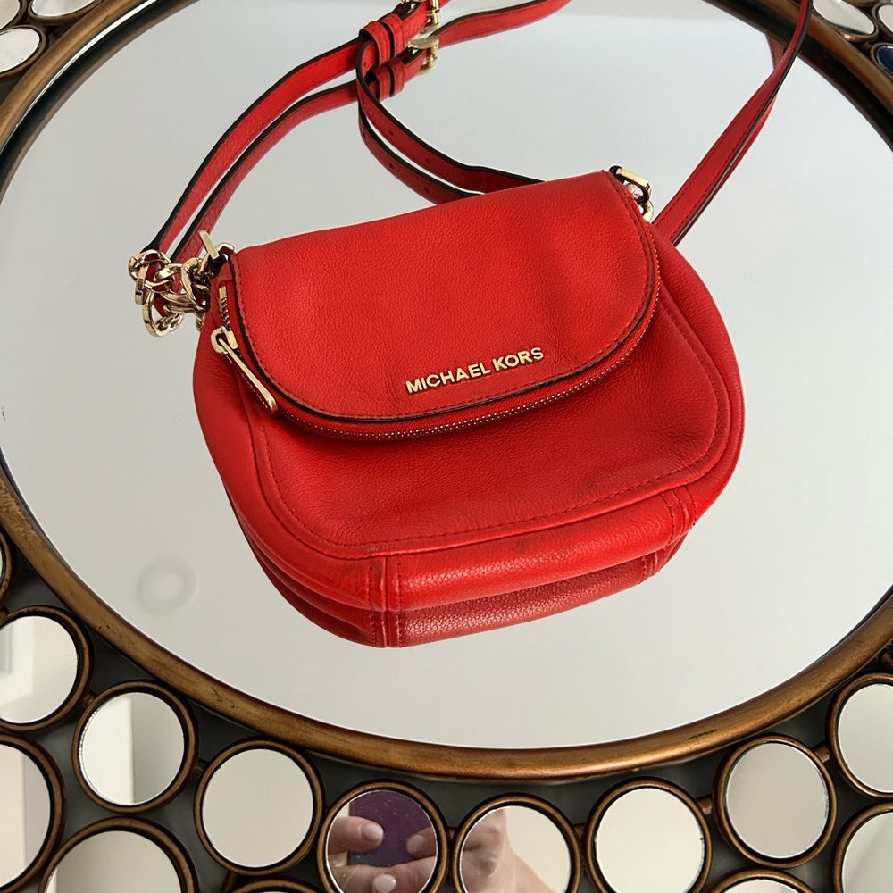 Michael Kors Red/orange Crossbody Bag